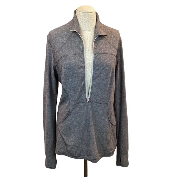 Lululemon Define 1/2 Zip Jacket Gray